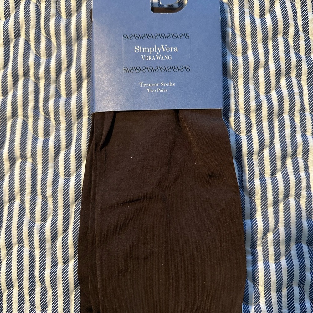 Simply Vera Vera Wang Brown Trouser Socks